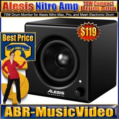 Alesis Nitro Amp Drum Monitor/ 1 Year Manufacture Warranty