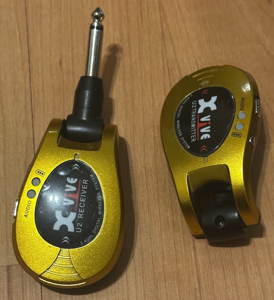 XVive U2 Guitar Wireless System – Black XVive Audio