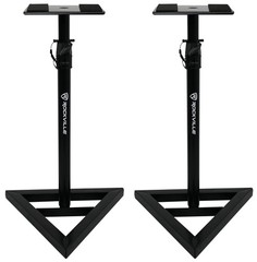 (2) Rockville APM6W v2 6.5″ Powered Studio Monitor Speakers USB/Bluetooth+Stands