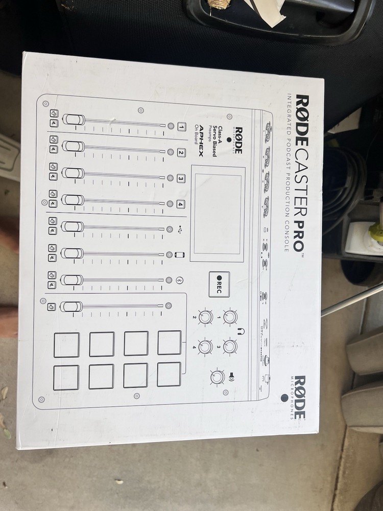 Rode RodeCaster Pro Integrated Podcast Production Console — Brand New In Box