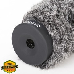 Movo Furry Windscreen 6.3″ Microphone