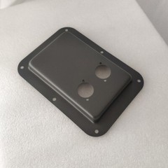 Large Blank Metal Speaker Jack Plates Dual SpeakOn NL8MPR, NL4MPR For JBL