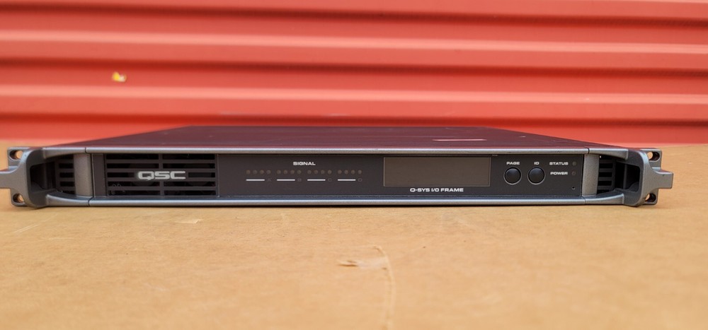 QSC Versatile Q-SYS I/O Frame Network Interface