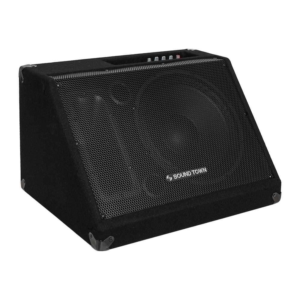 Sound Town 10″ 300W Powered DJ PA Stage Monitor Active Speaker (METIS-10MPW)