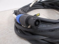 Audio Commercial Series 12 AWG Speaker Cables 50ft, Made in USA