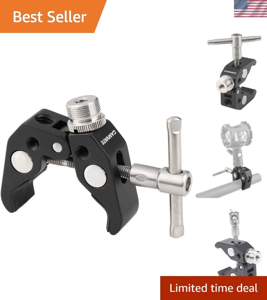 Luxury Aluminum Super Clamp with 2KG Load – Ideal for Creators and Professionals