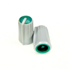 Green Top Control Knob 3/16″dia D Shaft for Mackie ONYX 4080 Mixing Console 2x