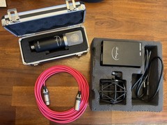 Mojave Audio MA-200 Tube Condenser Microphone, Power Supply/Shock mount/Mic Cord