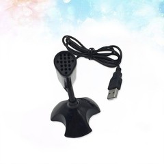USB Plug and Play Microphone for Computer Conference Voice Chat Black