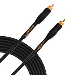 Castline Gold RCA male to RCA male Audio Patch Cable Mogami 2549