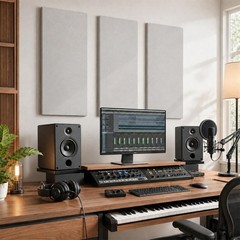 48″X24″X1″ Premium Noise Dampening Panels,Sound Panels for Media Room, Office