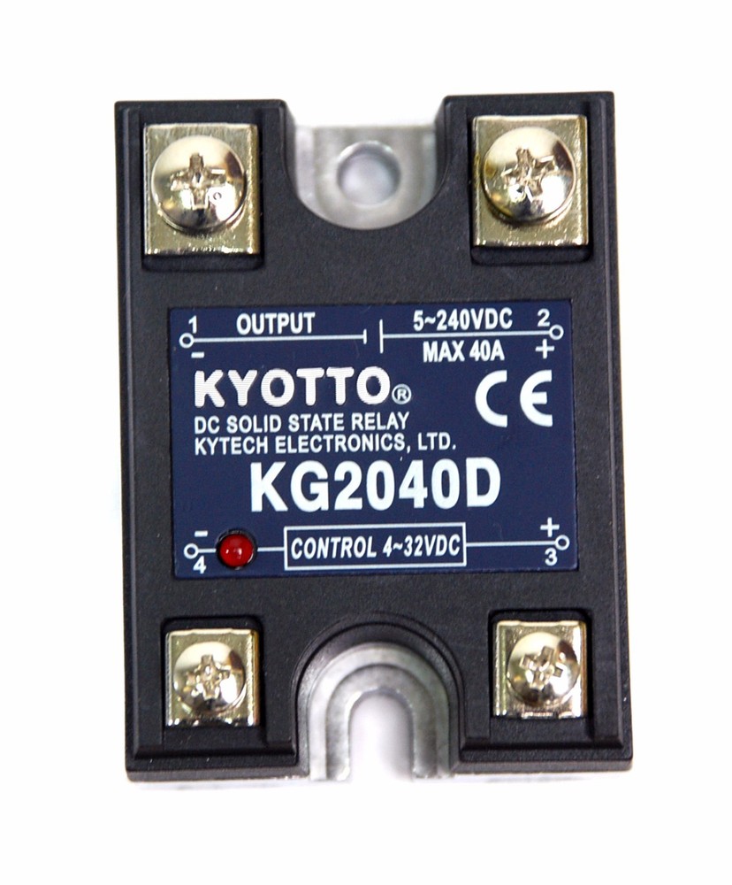 1pc KYOTTO DC Solid State Relay SSR KG2040D 5-220VDC 40A [ DC in to DC out ]