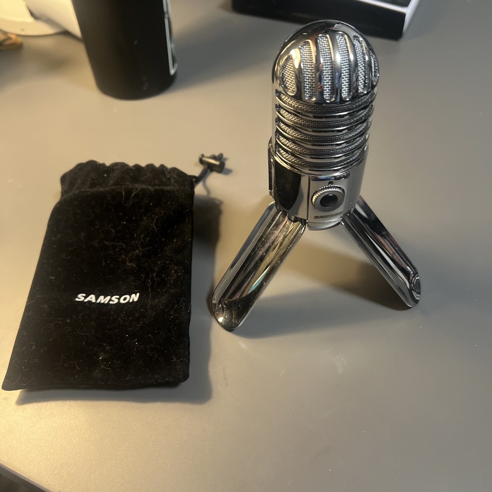 Samson Meteor Mic USB Studio Condenser Microphone Home Recordings Podcasting