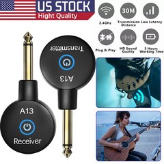 Audio Wireless Guitar Transmitter Receiver for Guitar Bass Electric Instruments