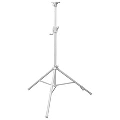 Odyssey 8.5′ White Single Adjustable Leg Tripod Stand with Height Adjustable