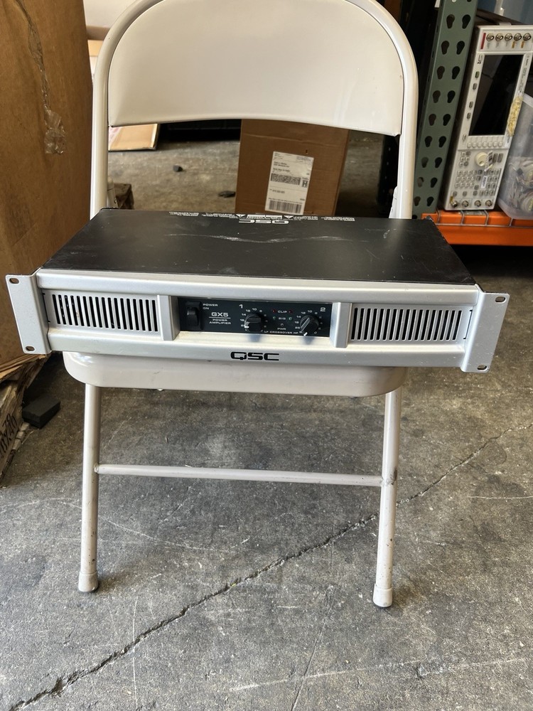 QSC – GX5 2 Channel Rackmount Power Amp – Fully Tested W/ Power Cable