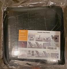 24PACK Acoustic Foam Panels Soundproofing Wall Panels Sound Absorbing 2″X12″X12″