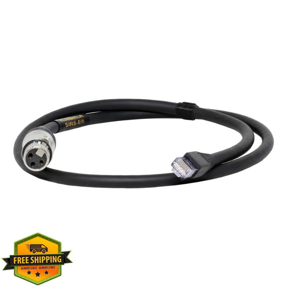 SIRS-E RJ45 to XLR DMX Cable 3ft