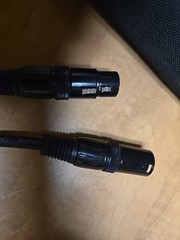 1 Foot Xlr Male And 1 Foot Xlr Female Cables