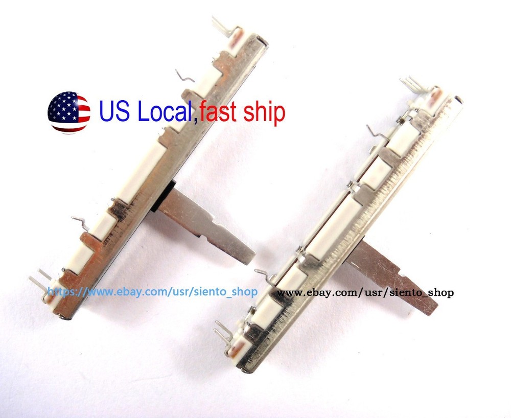 2*FADER FOR PIONEER DJM 350 DDJ 400 ERGO T1 SB SB2 SB3 WEGO3 RB RR DCV1024 US Lo