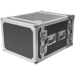 Heavy Duty 8 Space ATA Rack Case – 8U PA DJ Amplifier Flight Road Case