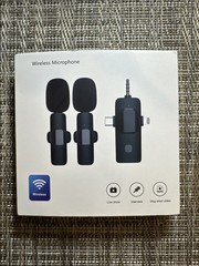 Wireless Microphone for iPhone/Android Lightning/Usb C, Noise Reduction