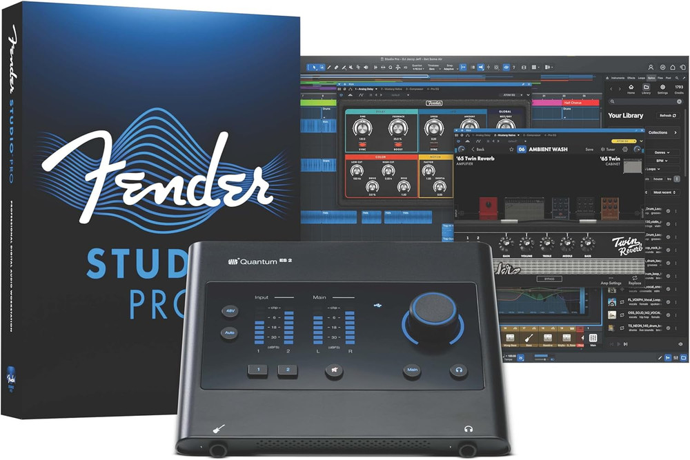 Quantum ES 2 USB-C Audio Interface with Fender Studio Pro Software