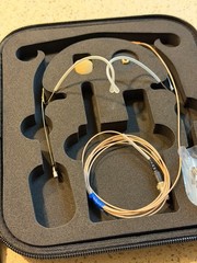 Sennheiser HM 200 Headset Microphone 3-Pin LEMO w/ Case & Accessories