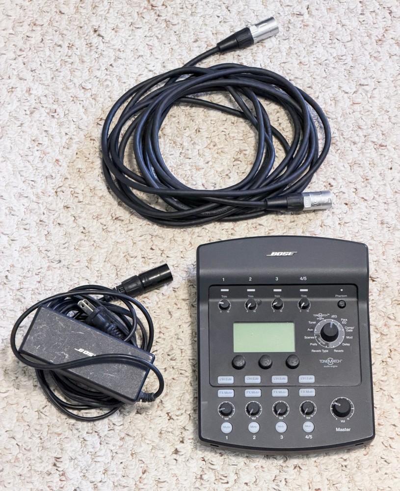 Bose T1 ToneMatch Audio Engine Mixer + Power Supply + ToneMatch Digital Cable