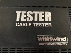 Vintage Whirlwind Cable Tester in Original Box-Instructions New Battery Works