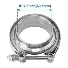 2.5 inch V Band Clamp, Exhaust V Band Clamp 2.5 inch with Male 2.5inch-4pcs