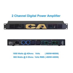 CA450 2 Channel 1800W Digital Power Amplifier 2x450W 8Ω 900W at 4Ω