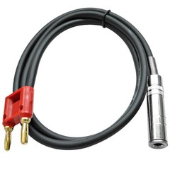 Seismic Audio 3ft Banana to 1/4″ Female Speaker Patch Cable SABQ3-1