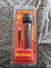 Hand Held Dynamite Microphone Impedance 600’6 Cord Phono Plug