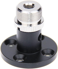 Microphone Table Mount 5/8″-27 Threaded Flange Base Aluminum Brass Screw On