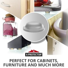 Cabinet Door Bumpers 200 PCS – 1/2″ Silicone Clear Bumpers – Ideal Cabinet Bu…