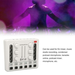 Live Sound Card Multiple Effects Voice Changer For Streaming/KTV