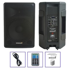 15″ Powered Active PA Speaker TWS Stage KTV Karaoke Audio Bluetooth DJs Speaker