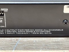 QSC MP-A20V Multi-Channel Amplifier FlexAmp technology Hi-Z / Lo-Z amp/JUA3456
