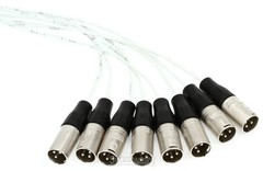 Pro Co DA88XM-3 8-channel DB25 to XLR Male Snake – 3′