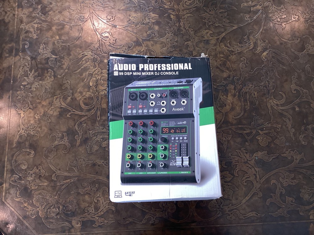 Aveek Audio Professional 99 DSP Mini Mixer DJ Console