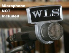 Custom Call Letters Mic Flag for Electro-Voice EV 666 Vintage Microphone