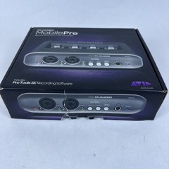 M-Audio MobilePre USB Audio Interface 2×2 XLR/TRS Combo Inputs 48v Pro Tools SE