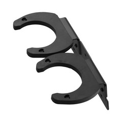 Minimalist Black Wall Mount for For wireless Mic Stand Blend with Any Decor