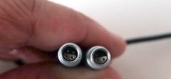 Pair 1-Meter Lemo to 3-Pin XLR Cables