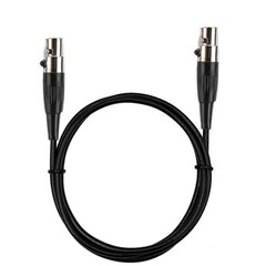 3-Pin Mini XLR Female to Mini XLR (3) Female Lavalier Microphone Cable