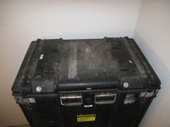 Rackmount 14U 19×24 Wheeled ECS Composite Shockmount Electronics Equip Case TSC