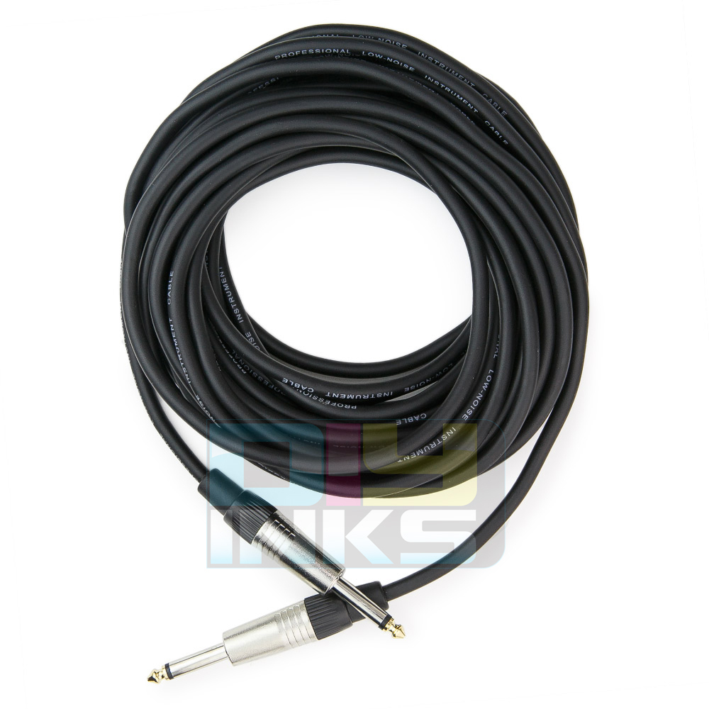 32ft(10M) – 1/4″ to 1/4″ Mono Jack – Instrument Cable Microphone Mic Audio Cord