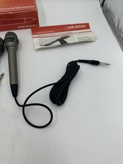Vintage Audio-Technica AT-816 Moving Coil Dynamic Microphone 2X With Box