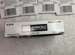 5 2016 Duracell Coin Cell Batteries-Lithium 3V-(CR2016, ECR2016, DL2016) Ex 2030